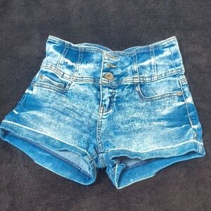 NOBO Distressed Blue Jean Shorts